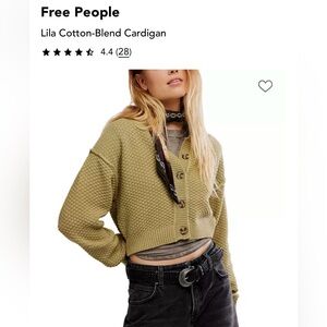 Free People Lila cardigan-whispering